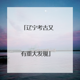 辽宁考古又有重大发现