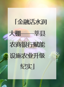 金融活水润大棚——莘县农商银行赋能设施农业升级纪实