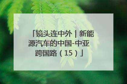 镜头连中外｜新能源汽车的中国-中亚跨国路（15）