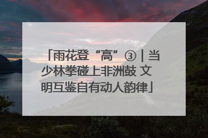 雨花登“高”③｜当少林拳碰上非洲鼓 文明互鉴自有动人韵律