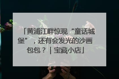 黄浦江畔惊现“童话城堡”，还有会发光的沙画包包？｜宝藏小店