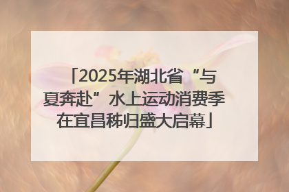 2025年湖北省“与夏奔赴”水上运动消费季在宜昌秭归盛大启幕