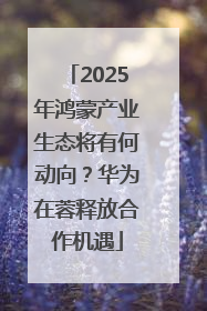 2025年鸿蒙产业生态将有何动向？华为在蓉释放合作机遇