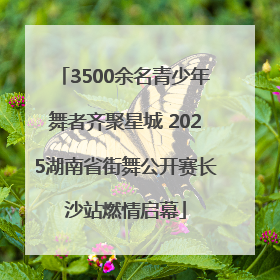 3500余名青少年舞者齐聚星城 2025湖南省街舞公开赛长沙站燃情启幕